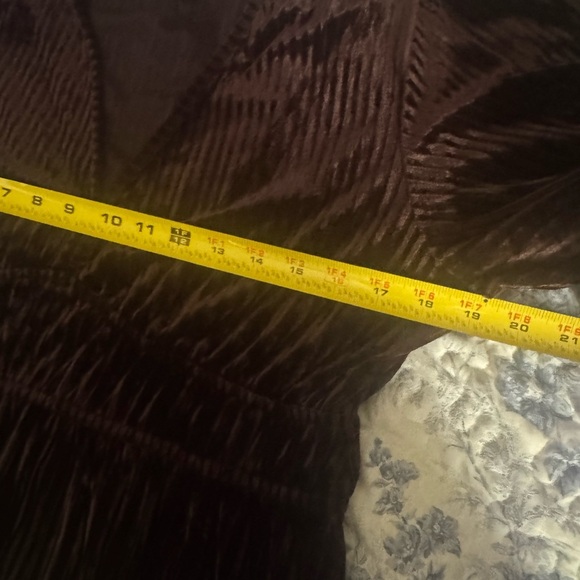 Elegant Brown velvet  Maxi Dress - Picture 8 of 9